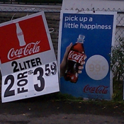 "Buy American" Coca Cola and Cigarette ads