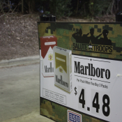 Marlboro price on exterior sign