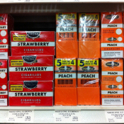 Flavored cigarillos, strawberry and peach flavors