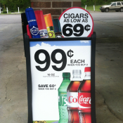 Cigars cheaper than a soda
