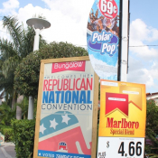 Polar Pop soft drinks, Marlboro Special Blend, and Republican National Convention ads