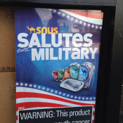 Saluting military service with mouth cancer