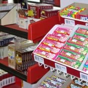Cigarillos Next to Candy