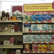 Stop Smoking Center right next to Tobacco Products