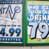Fountain Drinks and E-Cigarettes
