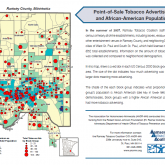 Point of Sale Tobacco Advertising and African American Population in Ramsey County Minnesota