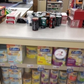 A Food Lion Puts the Smokeless Tobacco on Top of the Baby Formula