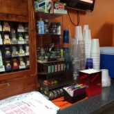 Watch TV, have a Soda, and a lot of Tobacco at the game room.